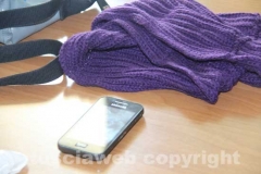 Un cellulare dei rapinatori