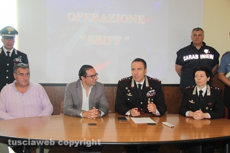 Operazione Sbiff - La conferenza stampa per illustrare il blitz