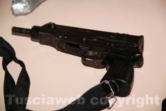 Una pistola mitragliatrice