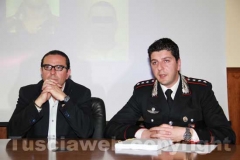 Il pm Massimiliano Siddi e il capitano Giovanni Martufi