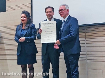 Prefettura - La premiazione di Maurizio Todini