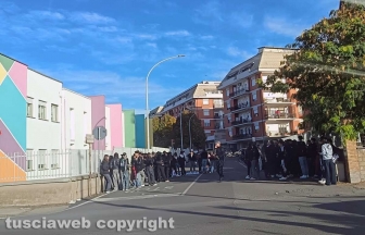 Viterbo - Orioli, sciopero degli studenti