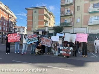 Viterbo - Orioli, sciopero degli studenti