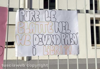Viterbo - Orioli, sciopero degli studenti