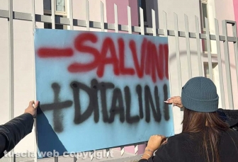 Viterbo - Orioli, sciopero degli studenti
