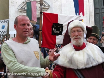 Orte - Ottava di sant'Egidio - Daniele Tassotti vince il palio