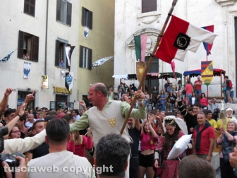 Orte - Ottava di sant'Egidio - Daniele Tassotti vince il palio