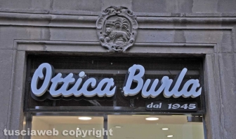 Viterbo - Ottica Burla - bottega storica