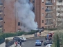Appartamento in fiamme a Ponte dell’Elce