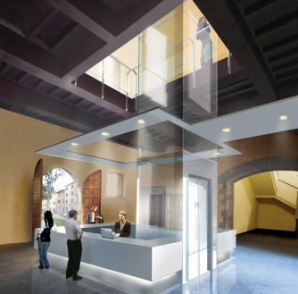 Palazzo Santoro - Il progetto della biblioteca