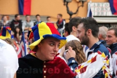 I festeggiamenti della contrada Trinità