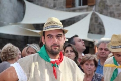 Un partecipante al palio