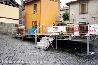 Palio delle botti, vince il maltempo