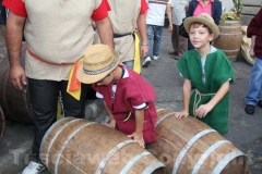 Un\'immagine del mini Palio che ha preceduto la gara