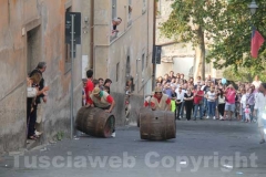 Un momento della gara
