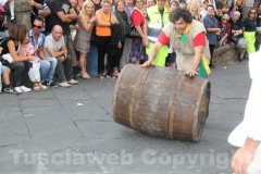 Un momento della gara