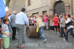 Un momento della gara