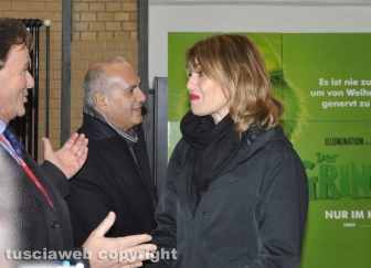 Italian Film Fest Berlin - Paola Cortellesi col sindaco Francesco Bigiotti