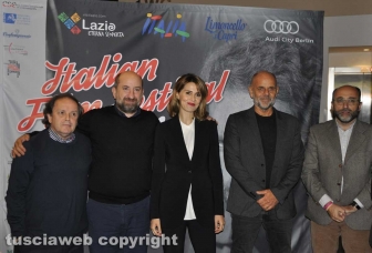 Italian Film Fest Berlin - Enrico Magrelli con Antonio Albanese, Paola Cortellesi, Riccardo Milani e Mauro Morucci