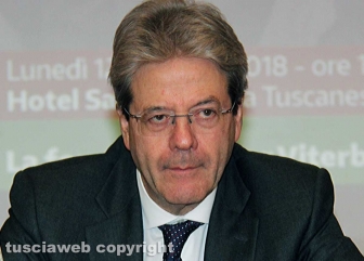 Paolo Gentiloni a Viterbo