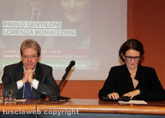 Paolo Gentiloni a Viterbo