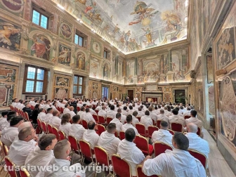 Papa Francesco incontra i facchini di Santa Rosa