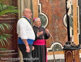 Papa Francesco incontra i facchini di Santa Rosa
