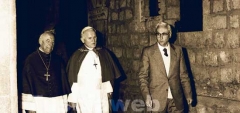 Papa Giovanni Paolo II a Viterbo nel 1984 - Foto di Massimo Luziatelli