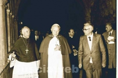Papa Giovanni Paolo II a Viterbo nel 1984 - Foto di Massimo Luziatelli