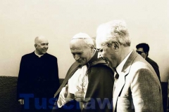 Papa Giovanni Paolo II a Viterbo nel 1984 - Foto di Massimo Luziatelli
