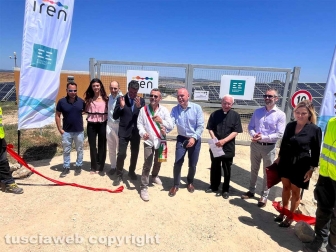 Tuscania - Inaugurazione parco fotovoltaico Iren