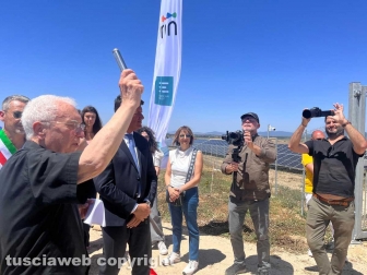 Tuscania - Inaugurazione parco fotovoltaico Iren