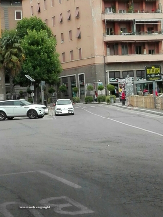 Parcheggio selvaggio in città