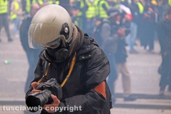 Parigi, fotografi e giornalisti sul campo - 8 dicembre - Foto Daniele Camilli