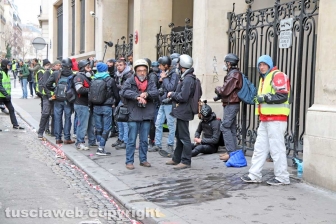 Parigi, fotografi e giornalisti sul campo - 8 dicembre - Foto Daniele Camilli