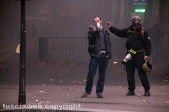 Parigi, fotografi e giornalisti sul campo - 8 dicembre - Foto Daniele Camilli