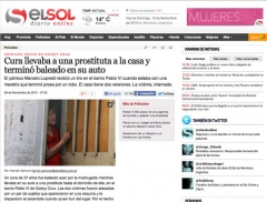 Parroco in auto con prostituta, la notizia dilaga nei giornali latinoamericani