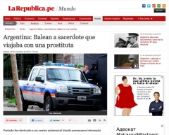 Parroco in auto con prostituta, la notizia dilaga nei giornali latinoamericani