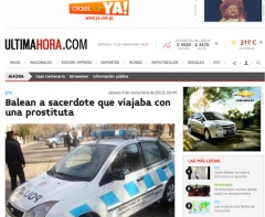Parroco in auto con prostituta, la notizia dilaga nei giornali latinoamericani