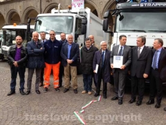 La presentazione del nuovo servizio di porta a porta