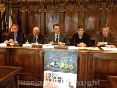 Il sindaco Marini alla conferenza