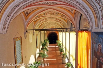 Monastero di santa Rosa - Lavori agli affreschi nel refettorio