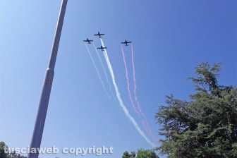 Montefiascone - L'inaugurazione del monumento all'Aviatore