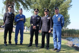 Montefiascone - L'inaugurazione del monumento all'Aviatore