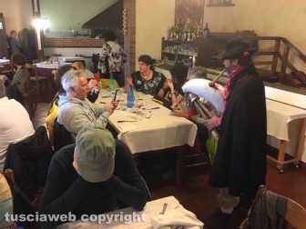 Gli zampognari al ristorante La Collin a Tobia