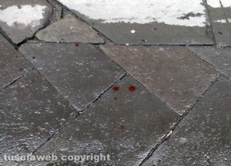 Viterbo - Il sangue in via del Pavone