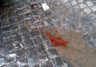 Viterbo - Il sangue in via del Pavone