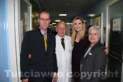 Pediatria, Lorella Cuccarini inaugura il reparto