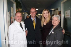 Pediatria, Lorella Cuccarini inaugura il reparto