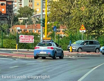 Viterbo - Pedone falciato a Ponte dell'Elce